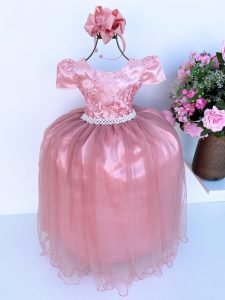 Vestido Infantil Enjoy Longo 3 Rosê