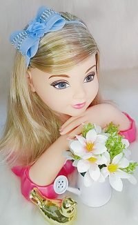 Faixa Belli Azul Bebe Laço