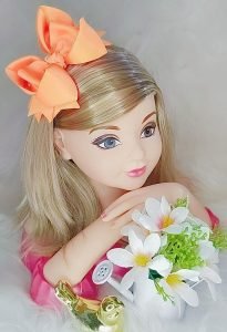 Laço Belli Laranja Neon