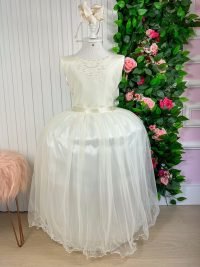 Vestido Infantil Enjoy Longo Regata Off