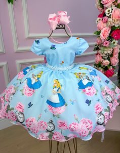 Vestido Tematicos da Pop Alice no Pais das Maravilhas