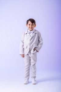 Conjunto Miss Cherry Social Terno - Blaizer Cinza Claro