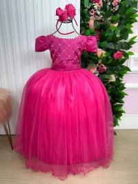 Vestido Enjoy Longo Gabriela Pink