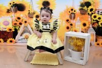Romper/Vestido Princesa Abelha - Abelinha