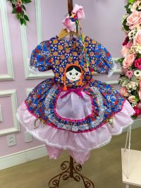 Vestido Junino Boneca Cleide