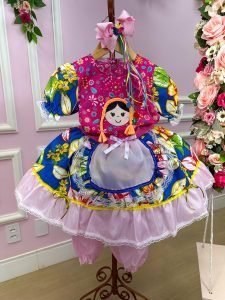 Vestido Junino Boneca Dirce