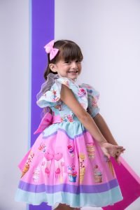 Vestido Tematicos Kids Doces - Doceria - Candy