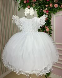 Vestido Menina Bonita Alexa Branco