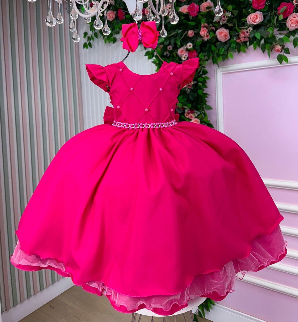 Vestido Ysa Kids Francine Pink